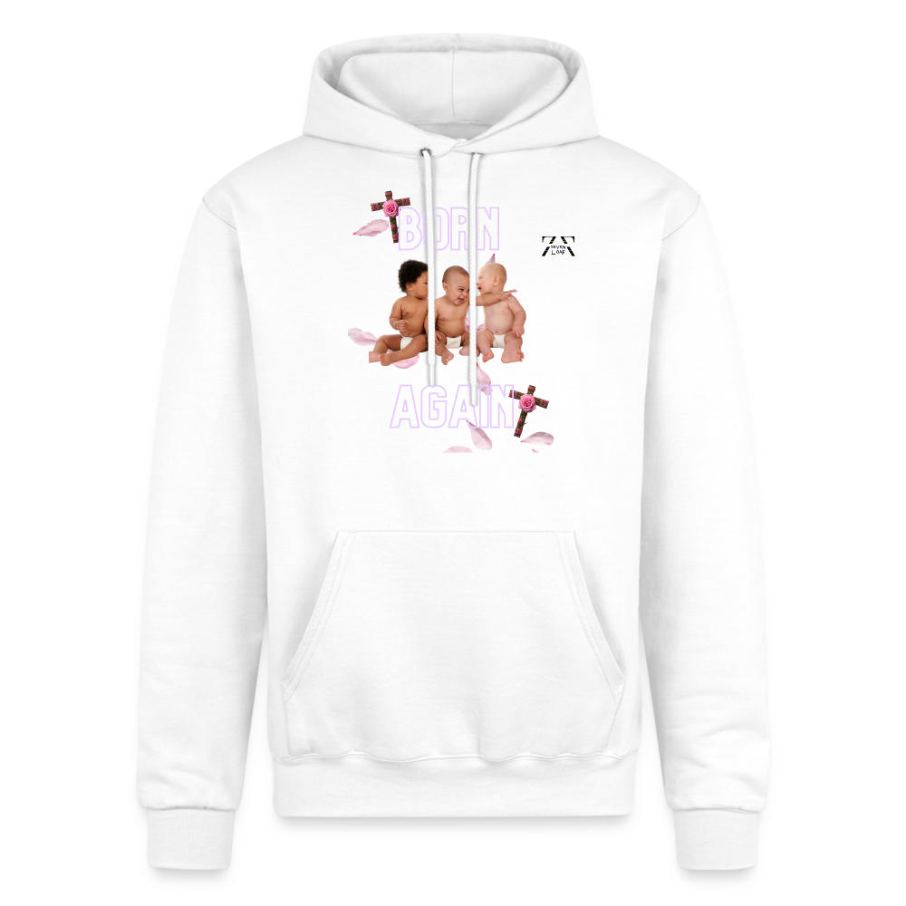 Champion Unisex Born Again Hoodie - white
