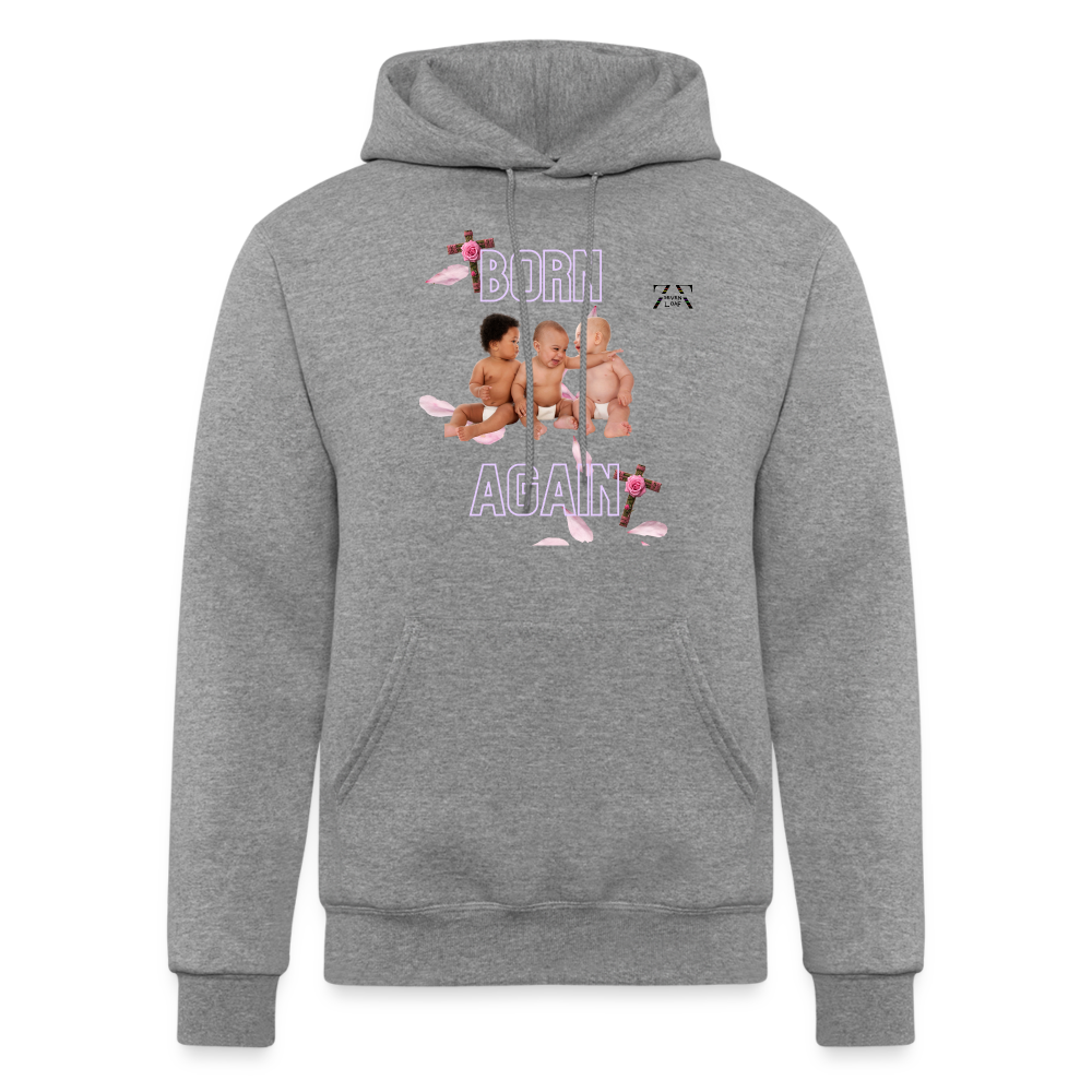 Champion Unisex Born Again Hoodie - heather gray
