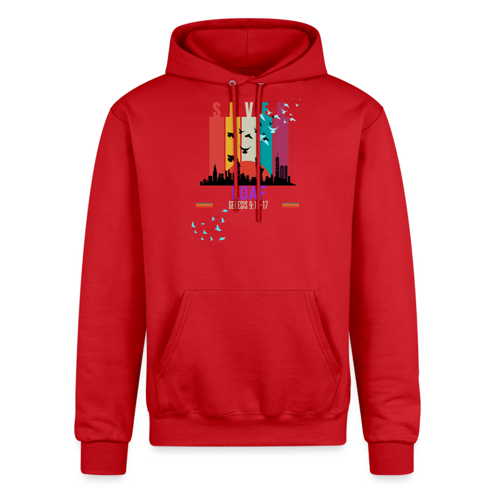 Champion Unisex Jesus In New York Hoodie - Scarlet