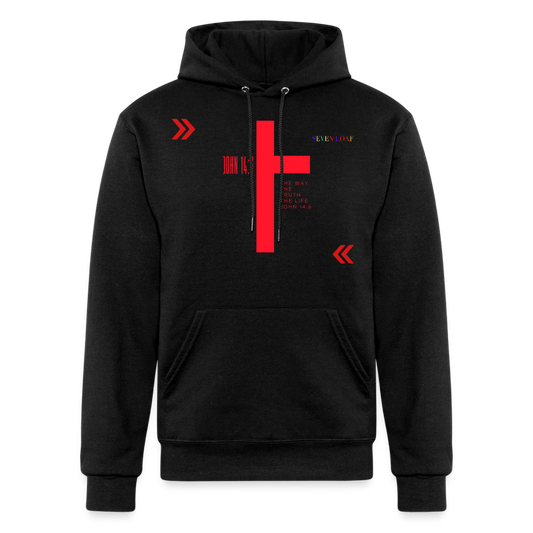 Champion Unisex John 14:6 Hoodie - black