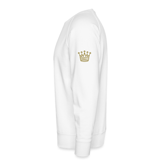 Men’s Premium Christ Is King Sweatshirt - white